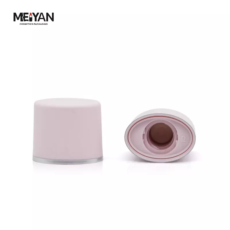 MYPACK hot sale 50g125g350g PE empty matte pink tube packaging for cosmetic sunscreen bb cream with double oval cap