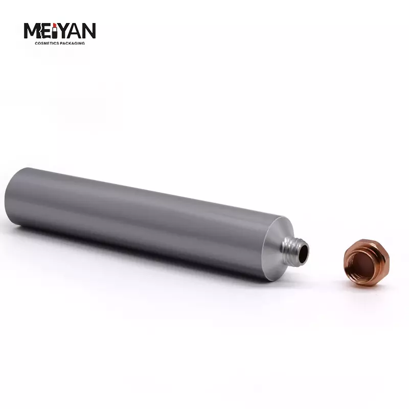 MYPACK new 60g135g300g aluminium tubes cosmetic colored for hair dye paste toothpaste metal tube with octagon cap