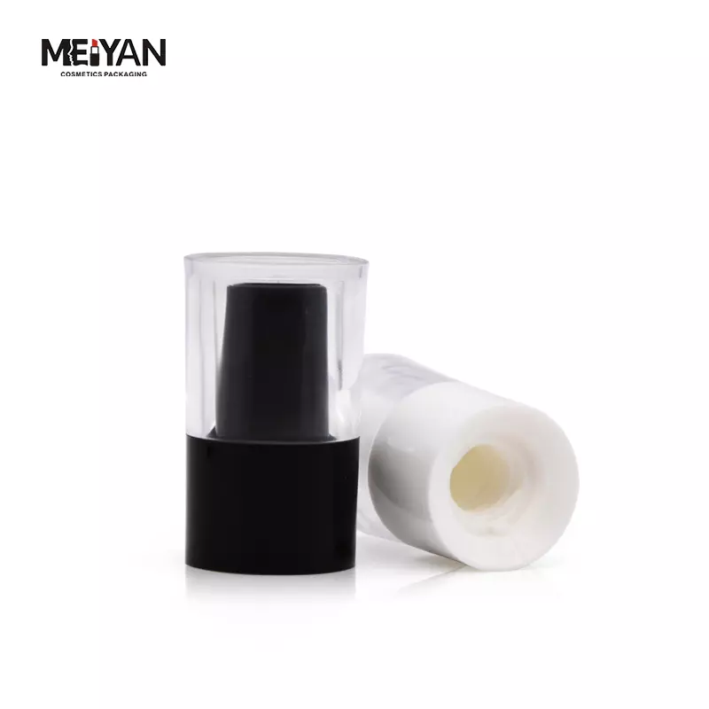 MYPACK luxury 35g100g200g PE empty cream sunscreen plastic packaging cosmetic rose gold soft tube with double color pointed-mout