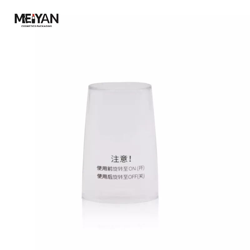 MYPACK New product 45g120g245g PE empty soft plastic matte packaging tubes facial cleanser white soft tube with rotate brush he