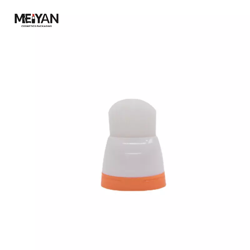 MYPACK New product 45g120g245g PE empty soft plastic matte packaging tubes facial cleanser white soft tube with rotate brush he