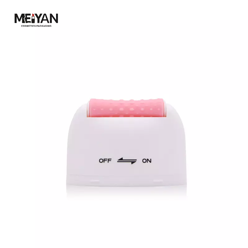 MYPACK custom empty 40ml50ml cute pink neck body skincare massage roller oil bottle