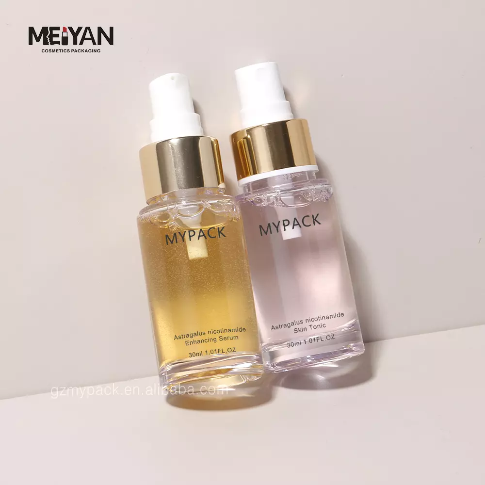 MYPACK custom empty clear petg plastic skincare mist facial mini travel size spray bottle 30ml