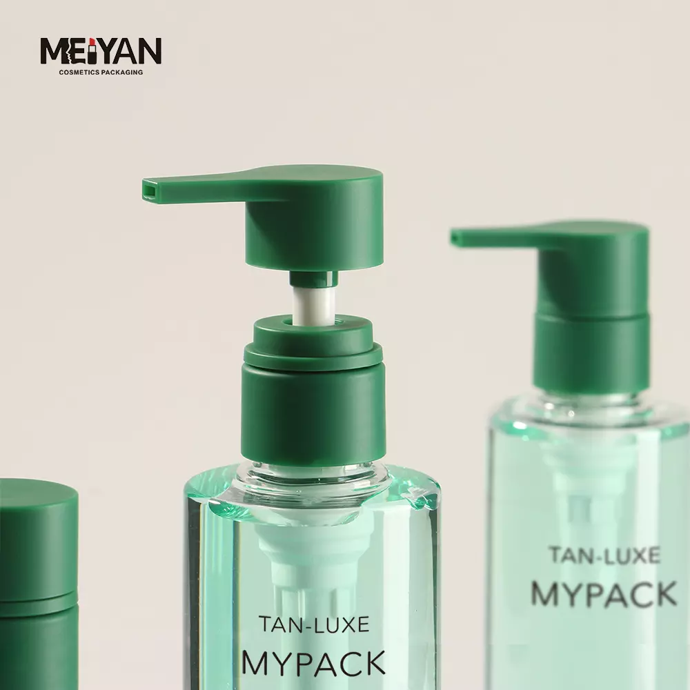 MYPACK custom logo frosted transparent new skincare packaging lotion bottle 150ml 200ml 250ml 300ml