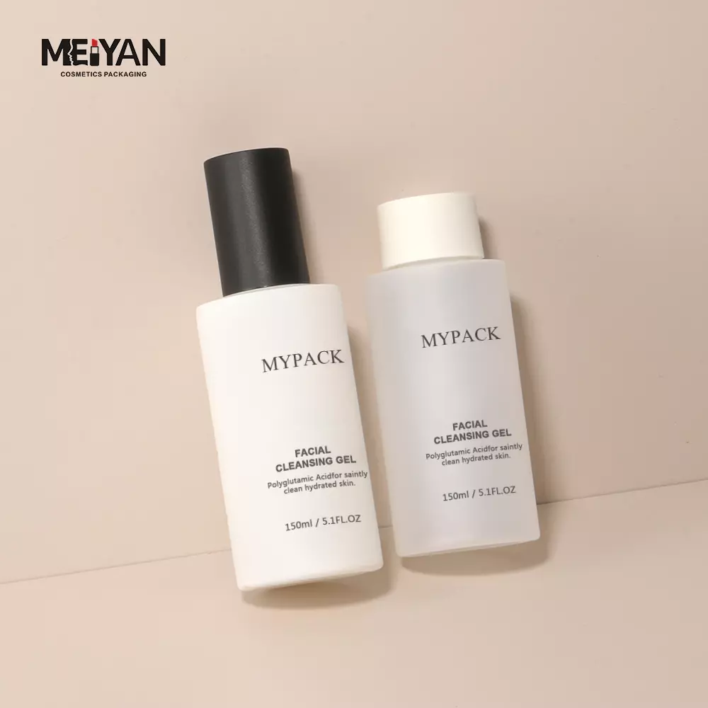 MYPACK luxury hair oil body wash squeeze lotion tube packaging bottle with twist-open dispensing cap 100ml 150ml